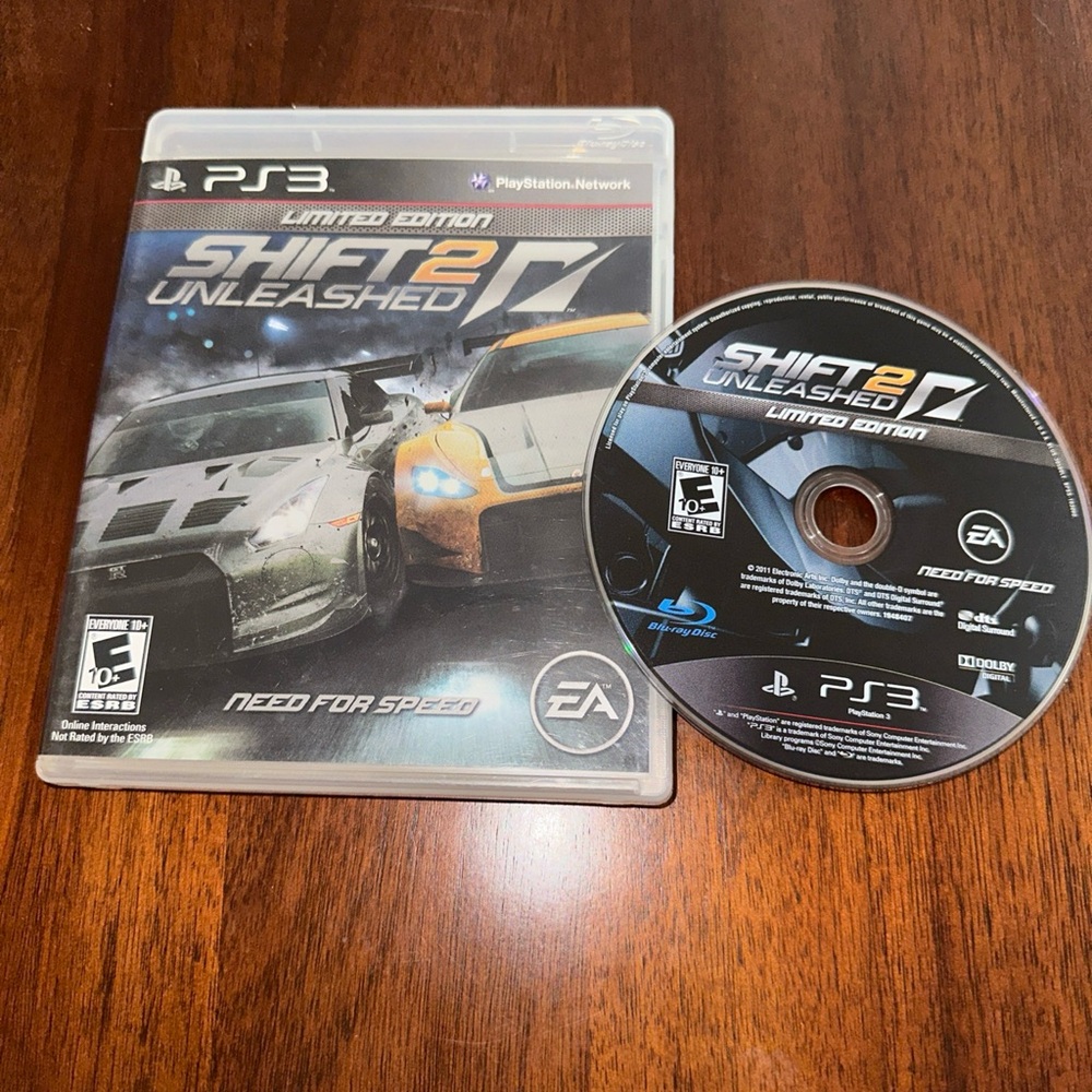 Shift 2 Unleashed Limited Edition for PS3. CIB